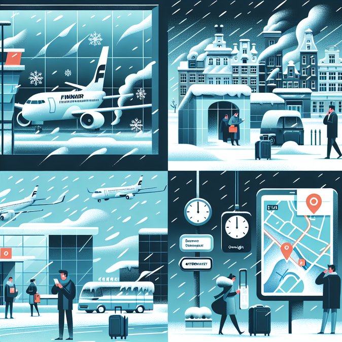 Finnair warns of weather-related disruptions on Amsterdam route 6–7 January 2026