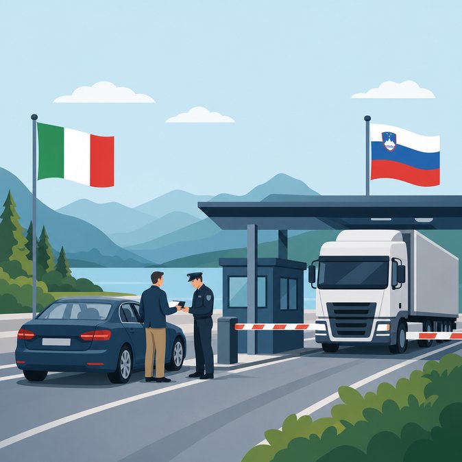 Italy Poised to Extend Border Checks with Slovenia as Ljubljana Renews Controls Until December