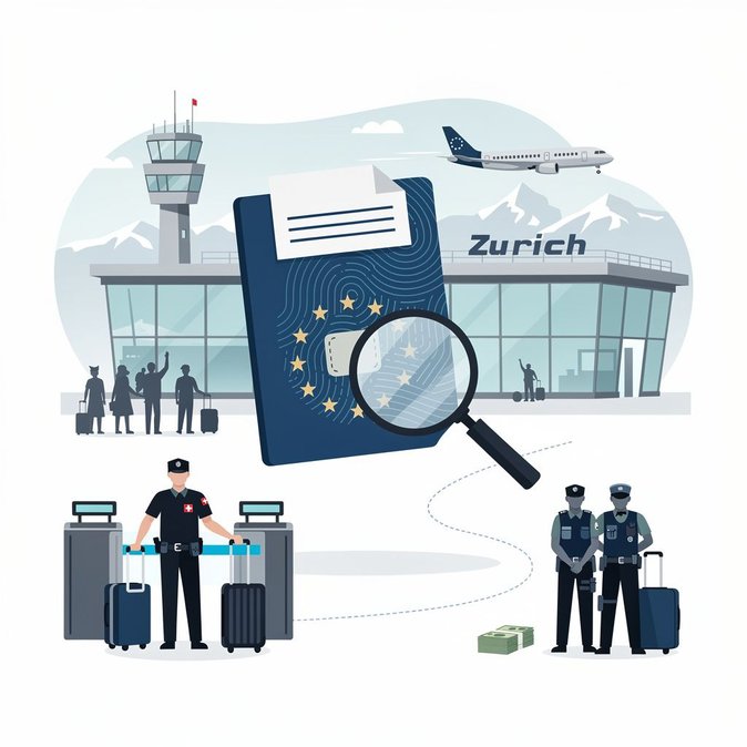 Europol busts Schengen-airport smuggling ring; Swiss police among those making arrests