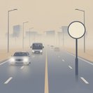 Densa niebla provoca límite temporal de velocidad de 80 km/h en principales autopistas de Abu Dhabi
