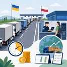 Live border data show 16-hour truck delays at Shehyni–Medyka crossing on 17 May, straining Polish-Ukrainian supply chains