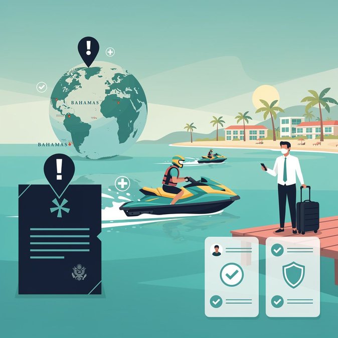 El Departamento de Estado actualiza la alerta de viaje a Bahamas con advertencia sobre seguridad en motos acuáticas