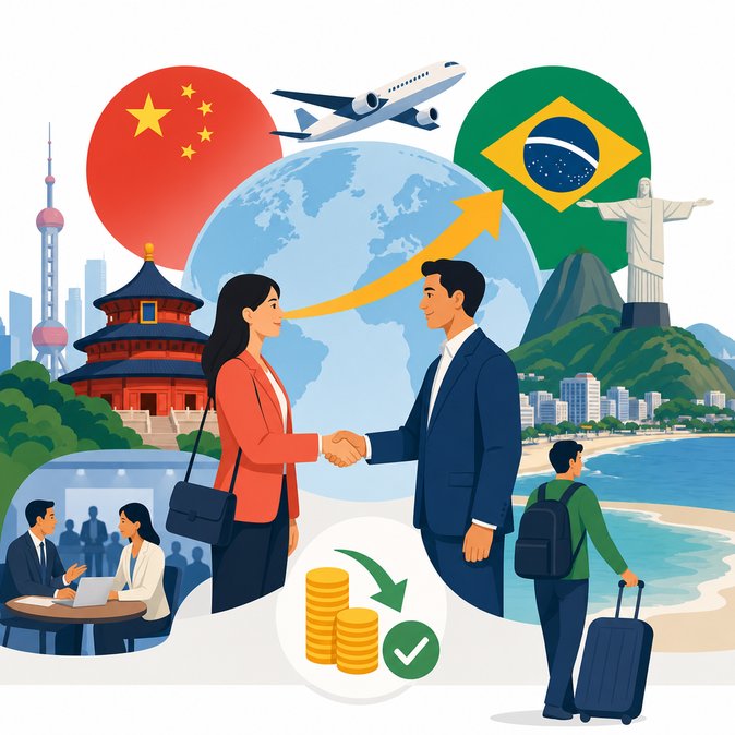 Brazil Showcases New Visa-Free Access at ITB China 2026