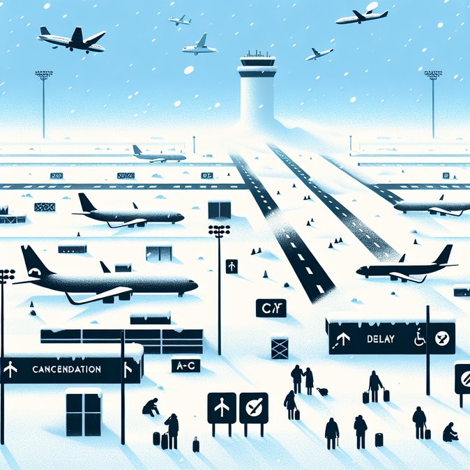 Blizzard Grounds Hundreds of Flights Across Canada, Triggering APPR Compensation Duties