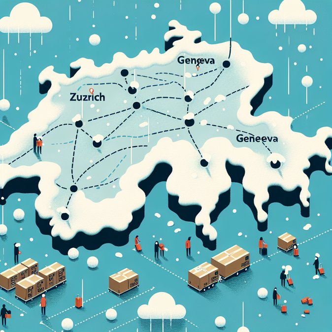 Blizzard cuts Switzerland’s transatlantic link – SWISS cancels nine US flights