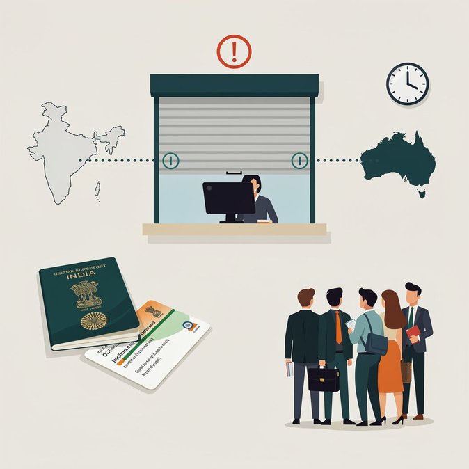 La pausa consular de VFS Global en Australia para India se prolonga; abogados proponen soluciones para documentos vinculados a visas