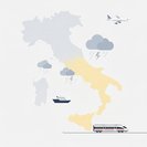 Yellow Weather Alert for Calabria, Sicily and Sardinia Triggers Travel Advisories