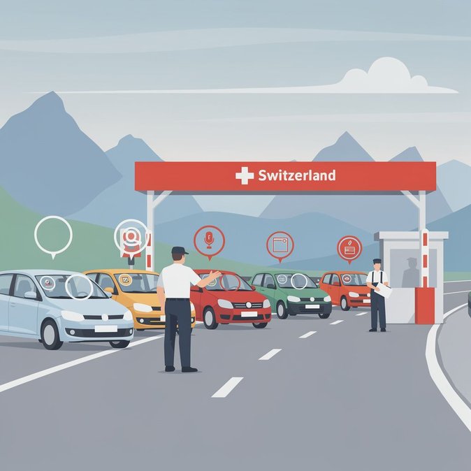 Contrôle éclair à la frontière suisse : 191 automobilistes verbalisés pour absence de vignette autoroutière à Bâle