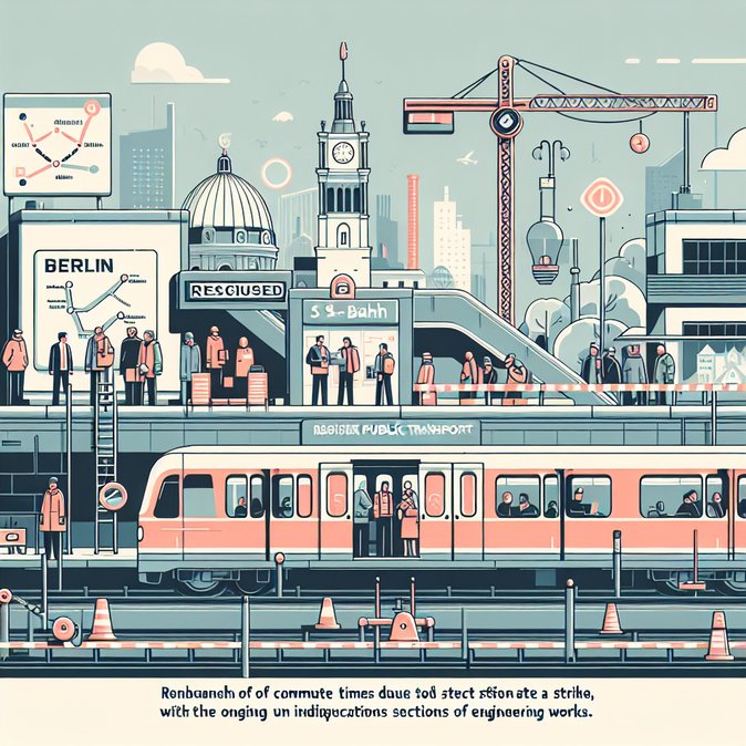 Post-strike rail works leave parts of Berlin S-Bahn still offline, frustrating Monday commuters