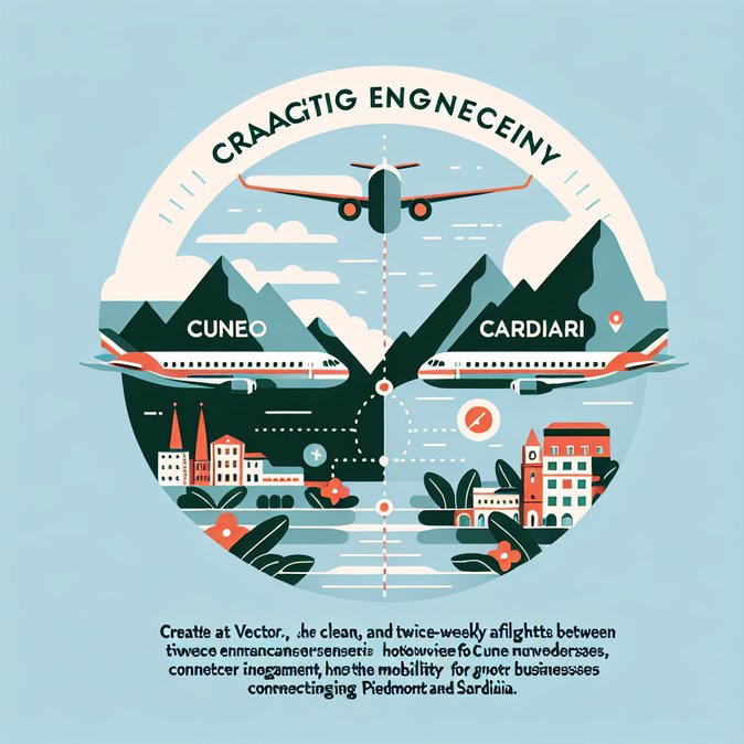 Aeroitalia Restores Cuneo–Cagliari Link Ahead of Winter Holidays