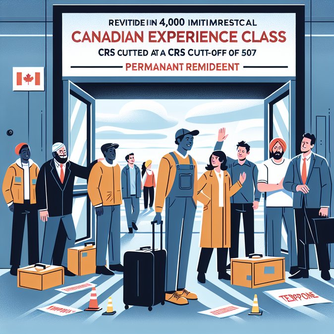加拿大移民局发布4000份加拿大经验类邀请函，3月17日快速通道最低综合排名系统分数为507