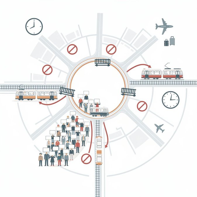 Demonstration to shut Vienna’s Ringstraße today—tram and bus detours for 3½ hours