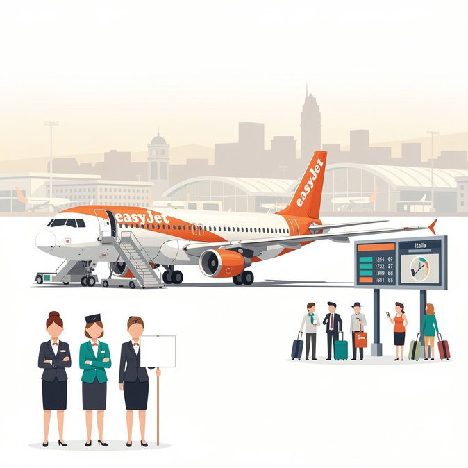 Grève nationale du personnel de cabine EasyJet prévue le 16 octobre ; les voyageurs invités à reprogrammer leurs vols
