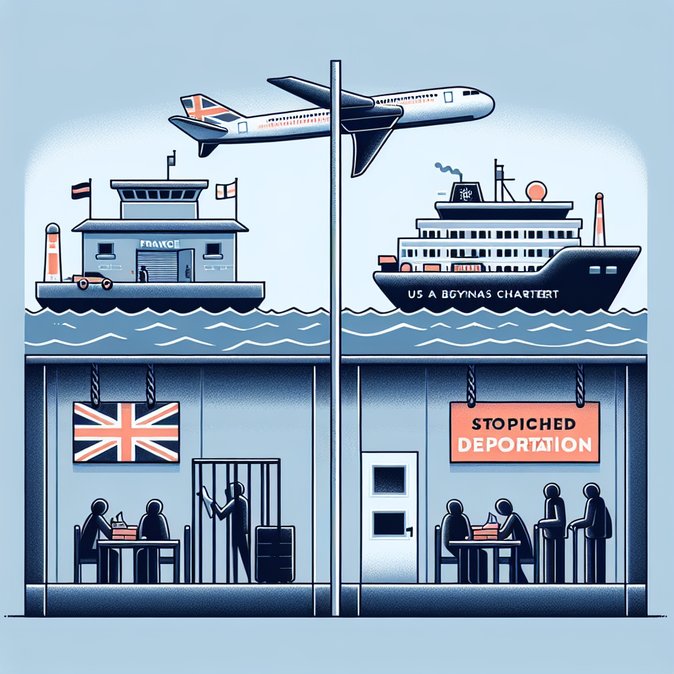 First 2026 Deportation Flight Under UK’s ‘One-In, One-Out’ Scheme Abruptly Cancelled