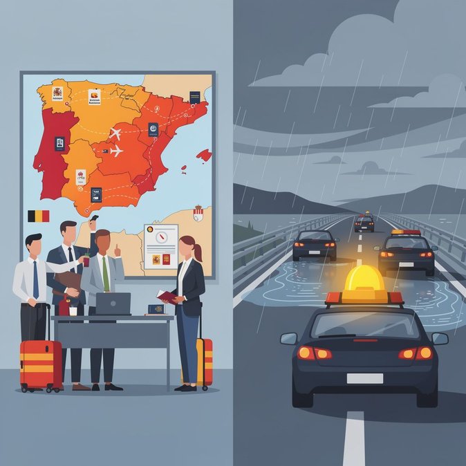 Belgium Updates Travel Advisory for Spain, Highlights Autumn ‘Gota Fría’ Flood Risk and New Road Rules