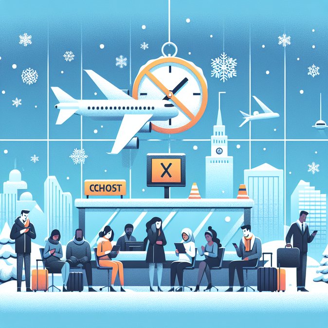 Megatormenta invernal en EE. UU. cancela nueve vuelos vinculados a Brasil en São Paulo-Guarulhos