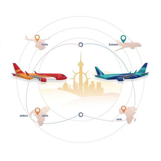 Air India and flydubai Sign Interline Deal Adding 52 City-Pairs via Dubai
