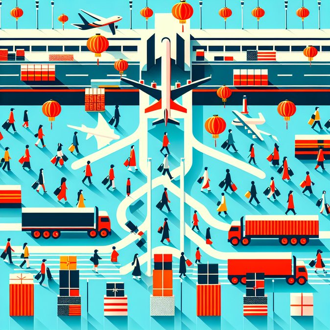 China Expects 2.05 Million Daily Cross-Border Movements During Nine-Day Spring Festival Holiday