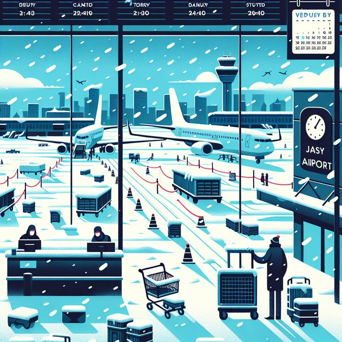 Historic Winter Storm Grounds Over 1,200 Flights at Canada’s Four Busiest Airports