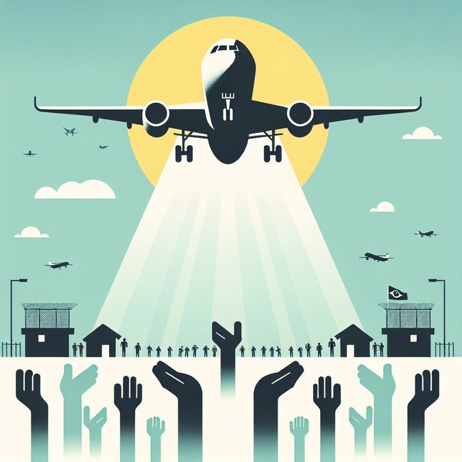 Brazil receives 72 deported nationals from U.S., expands ‘Aqui é Brasil’ reintegration programme