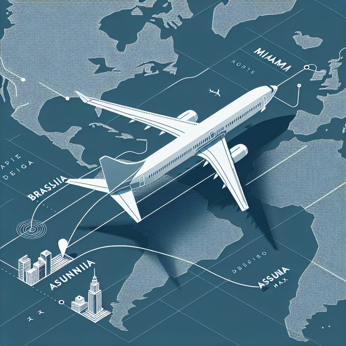 GOL seeks fifth-freedom rights for Miami–Asunción triangle, eyeing world’s longest 737 MAX leg