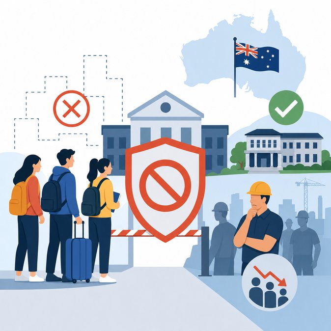 Australia Freezes New Private College Enrolments for International Students for 12 Months
