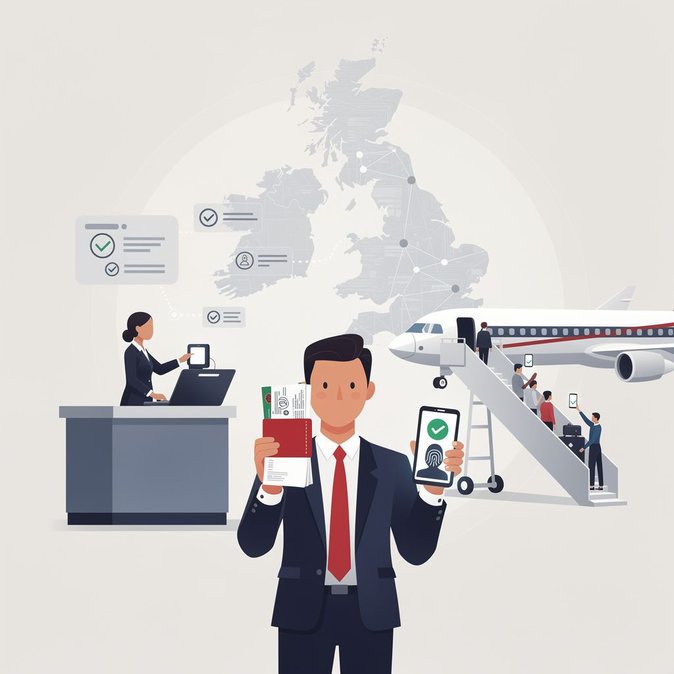 Viajeros del Reino Unido instados a verificar previamente su estatus migratorio digital con las aerolíneas