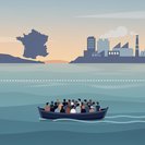 Un ‘mega bote’ de tamaño récord llega a Dover con 165 migrantes en un solo viaje