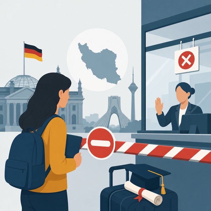 German Visa Freeze in Tehran Leaves Iranian Students Stranded