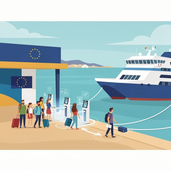 Le système biométrique d'entrée/sortie accélère l'Opération Passage du Détroit à Alicante