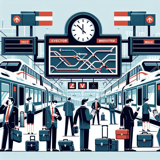 Travaux sur les voies et déviations de fret provoquent d'importants retards sur l'ensemble du réseau ÖBB