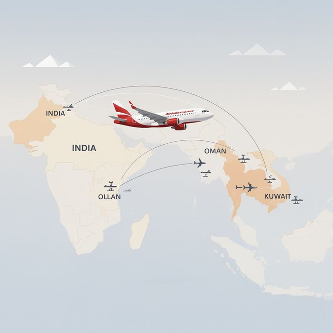 Air India Express rétablit l’intégralité de son réseau en Asie de l’Ouest avec la reprise des vols vers Oman et le Koweït
