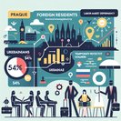 Ukrainians now make up more than half of Czechia’s foreign-resident population, Interior Ministry data show