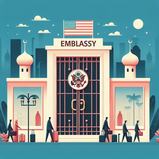 US Embassies in Middle East Close Amid Security Concerns, Cancelling Visa Appointments