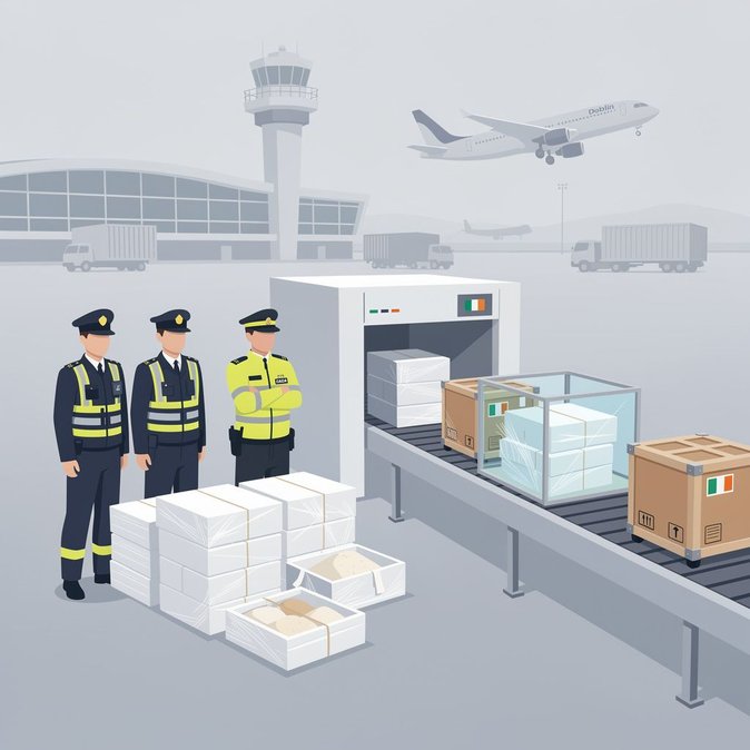 €1.7 Million Cocaine Seizure in Dublin Underscores Heightened Airport Screening