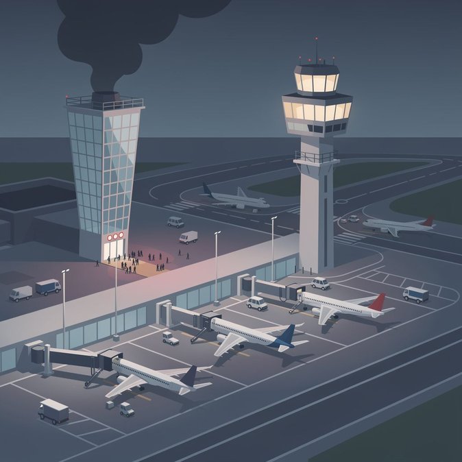 Smoke evacuation of Pearson apron tower causes nationwide flight ripple
