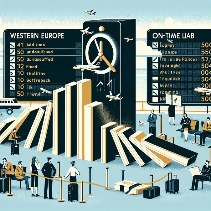 Knock-on hub chaos pushes Prague on-time performance below 50 %