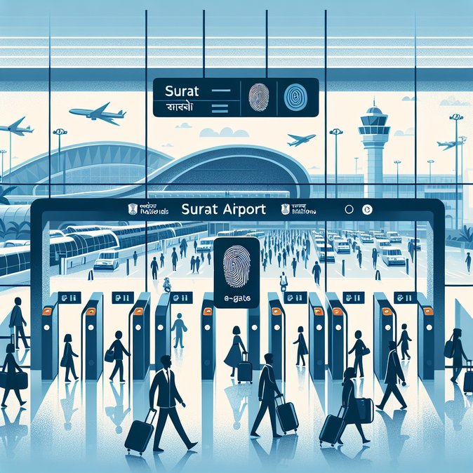 Surat Airport Starts Biometric Enrolment for Trusted Traveller Programme