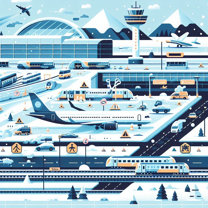 Ice and Snow Disrupt Flights and Trains Across Belgium as Post-Holiday Rush Peaks