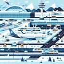 Ice and Snow Disrupt Flights and Trains Across Belgium as Post-Holiday Rush Peaks