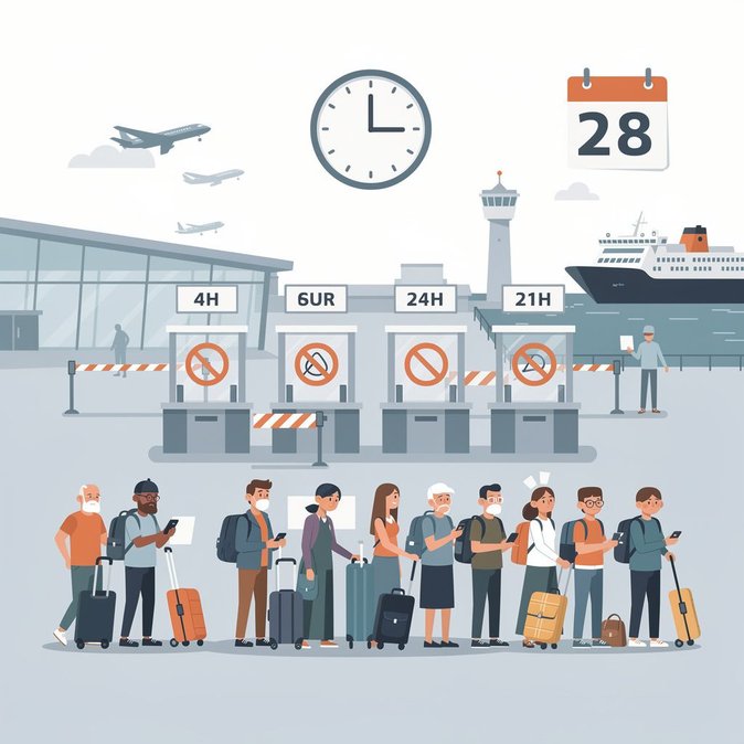 Border Force strike scheduled for 28 September threatens airport and port delays