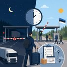 Estonia tightens hours at Russian border crossings, impacting Finnish travellers rerouted since 2023 closure