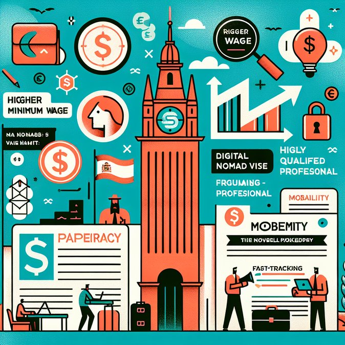 Spain kicks off 2026 minimum-wage talks — rise to €1,221 could lift digital-nomad visa threshold