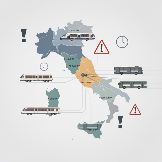 Strike Tracker alerte sur une nouvelle vague de grèves dans les transports italiens à partir du 18 septembre