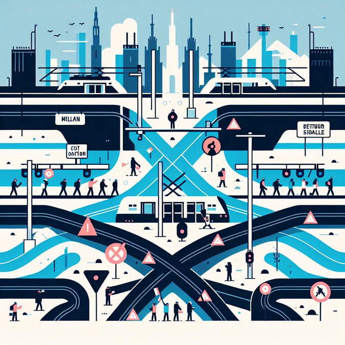 تخريب خطوط السكك الحديدية في ميلانو خلال احتجاجات مناهضة للألعاب الأولمبية يعطل حركة السفر التجاري في شمال إيطاليا