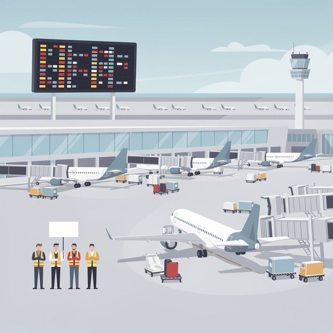 UGT calls nationwide airport ground-handling strikes targeting Ryanair and major carriers