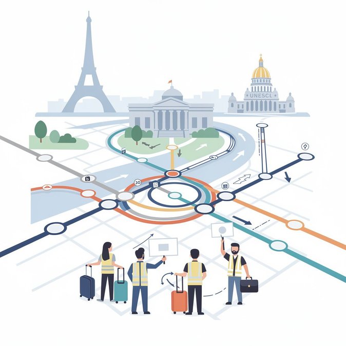 La Autoridad de Transporte de París Detalla Cambios en el Metro y RER para los Días Papales