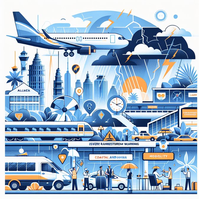 IMD Issues Heavy-Rain Alert: Flights and Trains Likely to Face Disruptions Across South India