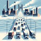 Tormenta de nieve provoca retrasos en camiones transfronterizos, generando preocupación en la cadena de suministro