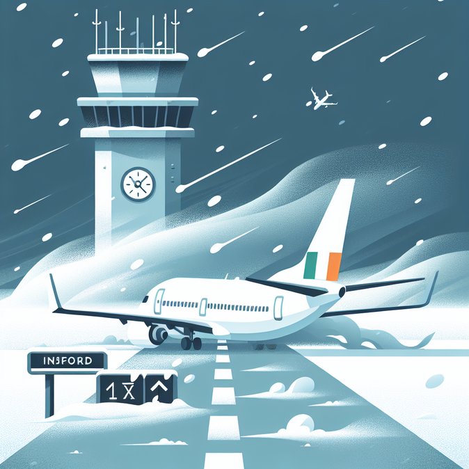 US snowstorm slows Irish trans-Atlantic traffic; passengers advised to expect multi-hour delays